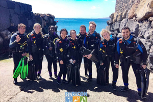 Diving baptism in Playa Blanca