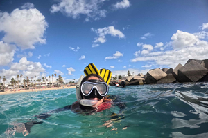 Playa Blanca: Snorkeling at Flamingo Beach + free videos