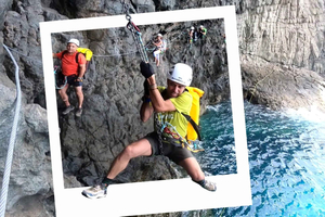 Agaete: Coasteering op Gran Canaria. Marine Via Ferrata en Zipline