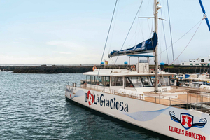 La Graciosa: Eilandcruise met lunch en wateractiviteiten