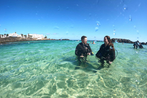Lanzarote: Dykning för nybörjare - 1 dyk