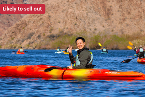 Fra Las Vegas: Kajakudlejning til Emerald Cave Colorado River