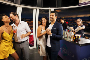 High Roller-pariserhjulet – Happy Half Hour-tur med åben bar