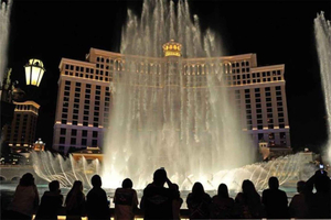 Las Vegas: 7 Wonders Night Tour med afhentning på hotellet
