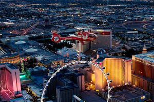 Las Vegas : Vol de nuit en hélicoptère au-dessus du Strip de Las Vegas