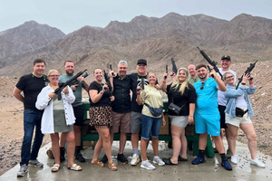 Las Vegas: Outdoor Machine Gun & Rifle Shooting with Pickup