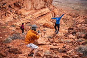 Las Vegas: Guidet vandretur i Red Rock Canyon med afhentning