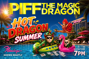 Piff the Magic Dragon-show på Flamingo