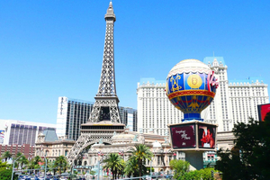 Spring køen over til Eiffeltårnet og Paris Las Vegas privat tur
