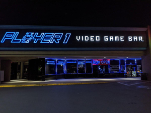 Player 1 Video Game Bar