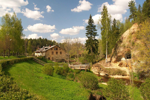From Riga: Ligatne Village and Gauja River National Park …