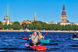 Riga: Guided Kayak or SUP Tour with City Views