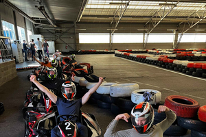 Riga: Super Grand Prix – go-kartrace met vervoer