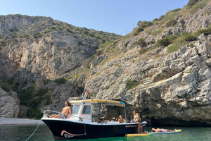 Boot, wijn, tapas en SUP vanuit Sesimbra - Arrábida