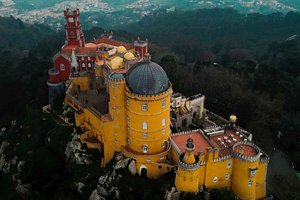 From Lisbon - Sintra and Estoril Trip with Pena Palace Entry
