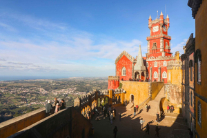 Sintra e Palácio da Pena: Excursão de Meio Dia com Ingressos partindo de Lisboa