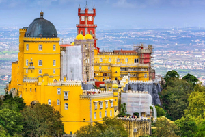 Från/Till Lissabon: Sintra Hop-on Hop-off Biljetter + Ljudguide