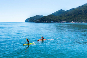 Arrábida Kayak & Wild Beach Snorkeling Pickup Option
