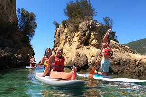Lisboa: Aulas de Stand Up Paddle na Arrábida, Setúbal, Sesimbra