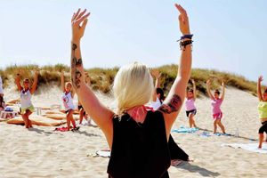 Surfing och yoga i Lissabon