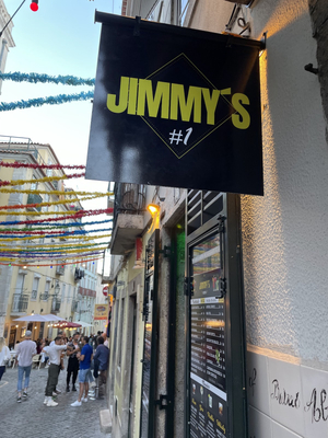 Jimmy's_ bites _and_drinks bar ## 1 lisbon Portugal Rua da Barroca 43