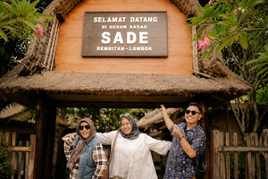 Au départ de Lombok : excursion au village Sasak, plages et colline de Merese