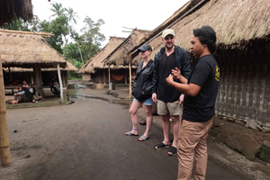 Full day tour from Mataram or Senggi to senaru waterfalls