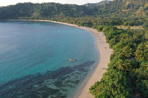 Lombok: Mataram City, Pusuk Monkey Forest & Beach Tour