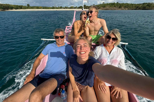 Excursion privée à Lombok : plage rose et 3 îles Gili