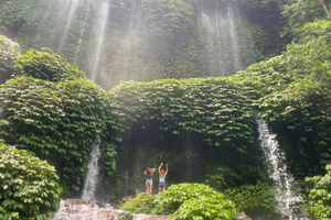 Lombok: tour naar watervallen, weefkunst en heuvel met zonsondergang