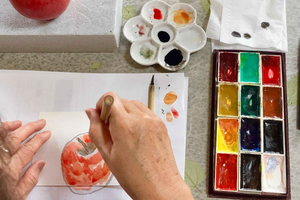 Osaka: Etegami Painting Workshop with Hanko Stamp Carving
