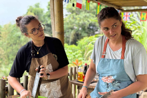 Tetebatu: lezione di cucina tradizionale in villaggio con una famiglia