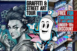 ADVANCED GRAFFITI STREET ART TOUR / SHOREDITCH / EAST LONDON