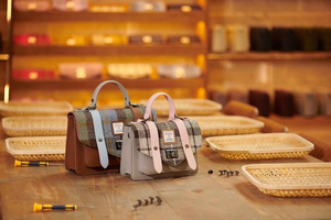 Oficina de mini bolsa Islander® Harris Tweed® em Covent Garden