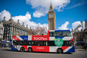 London: Tootbus Hop-on Hop-off (Optional River Cruise)