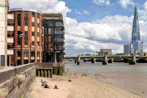 Locke at Broken Wharf Millennium Bridge