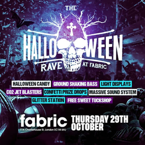 The Halloween Rave at Fabric! Halloween 2026