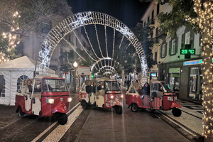 Weihnachtsbeleuchtung in Funchal Tuk Tuk Tour