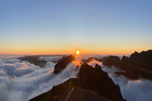 attraversamento guidato della vetta: da Pico do Areeiro a Pico Ruivo