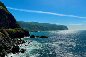 Madeira: Solrig sydside - Cabo Girão, vandfald, C. Lobos
