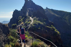 Private Guided Pico Areeiro to Pico Ruivo Hike PR1