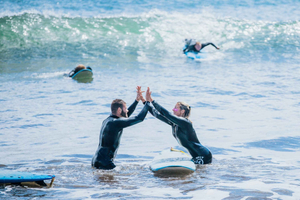 Lezione di surf a Madeira