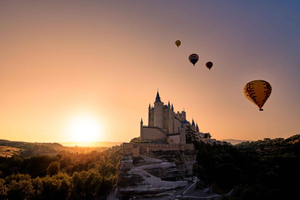 Balloon flights in the Madrid area