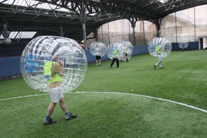 Bubble football in Madrid