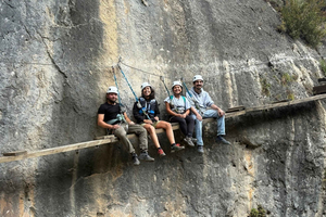 Guided Via Ferrata Climbing Excursion.