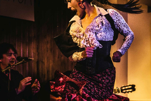 Madrid: Local Flamenco Show at El Cortijo