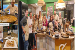 Paella and Churros Cooking Class, Ham and Wine Tasting