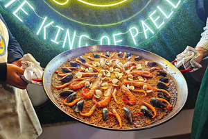 Paella Workshop + Market Tour & Wine Pairing