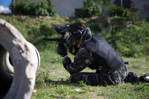 Paintball-ervaring in Quijorna, Madrid, met 300 paintballs