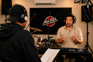 Studio music recording with souvenir video in Madrid